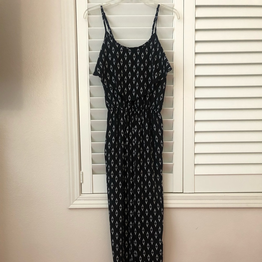 Xhilaration, black and white, pant jumpsuit, size M